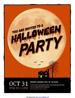 Halloween Event Flyer Template