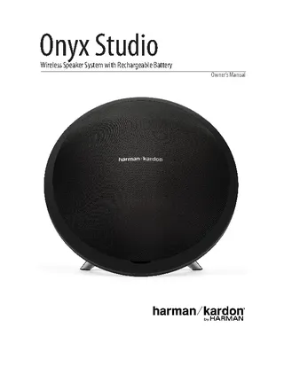 Harman Kardon Owners Manual Sample