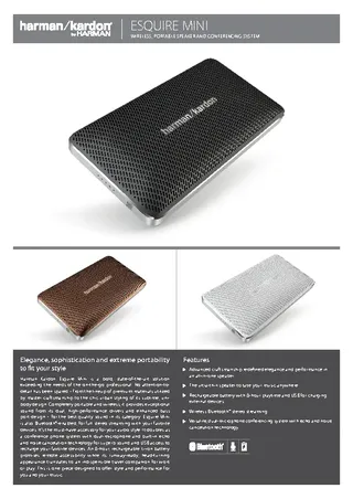 Harman Kardon Quick Start Manual Sample