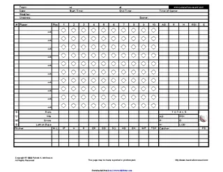 Horizontal Scorecard