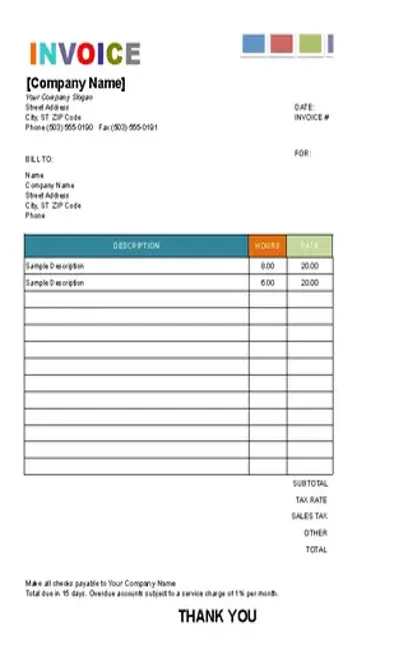 House Painting Invoice Template