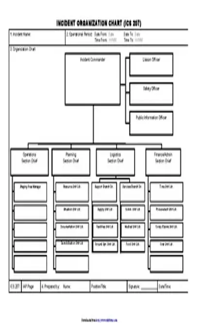 Ics Organizational Chart 1