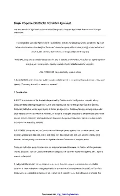 Independent Contractor Agreement 3