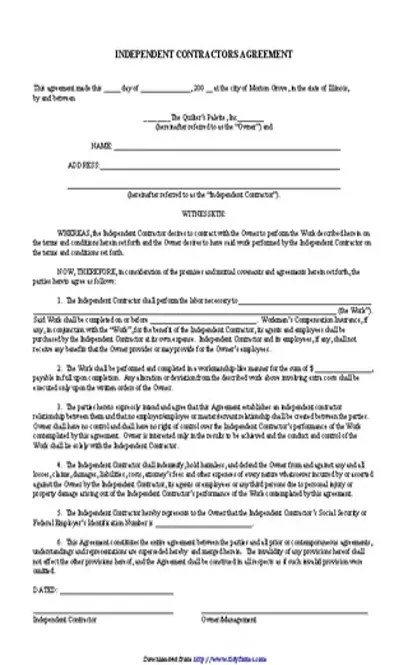 Independent Contractor Agreement 4