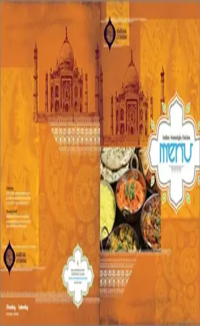 Indian Restaurant Menu Template