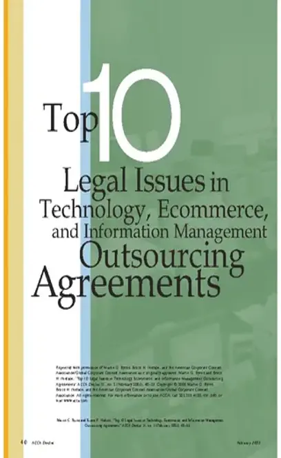 Information Management Outsourcing Agreements