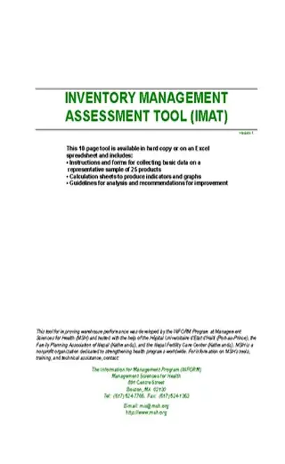 Inventory Management Excel1