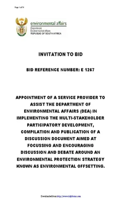 Invitation To Bid