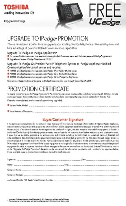 Ipedge Promotion Certificate Template