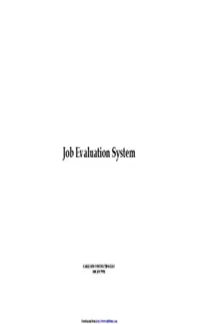 Job Evaluation Form 3