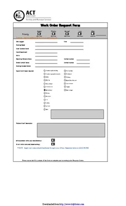 Job Order Template