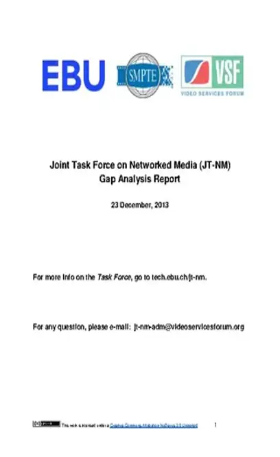 Jtnm Gap Analysis Report