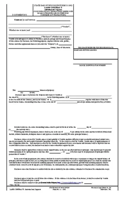 Land Contract Template 3