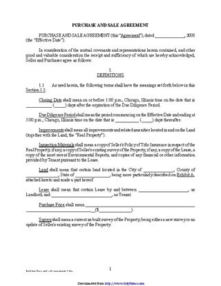 Land Purchase And Sale Agreement 2