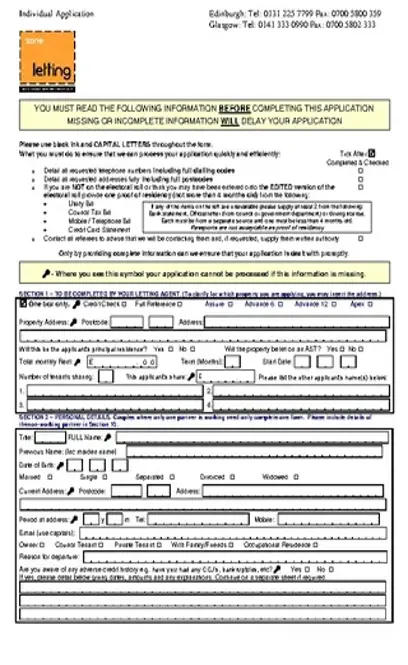 Landlord Reference Form