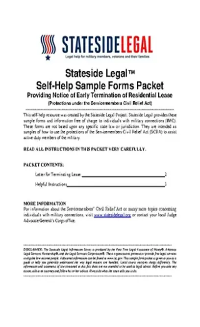 Lease Termination Letter Template