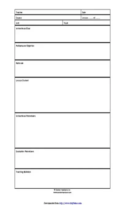 Lesson Plan Template 1