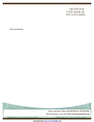 Letterhead Health Modern Design