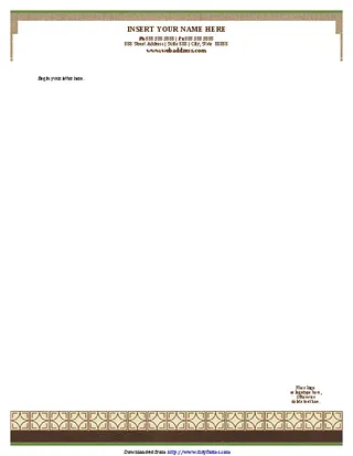 Letterhead Legal Chic Design