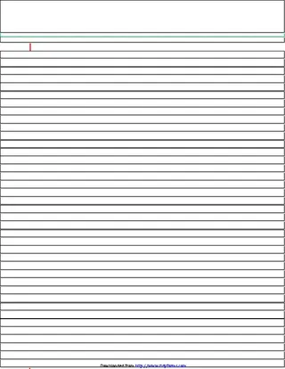 Lined Paper For Notebook