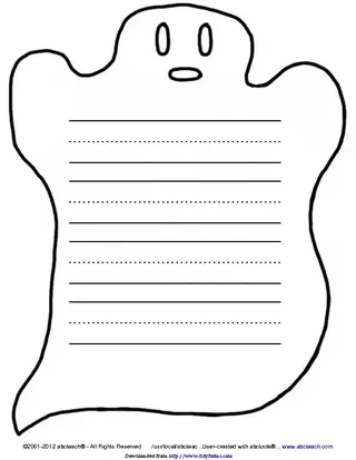 Lined Paper Template For Kids 3