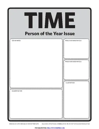 Magazine Cover Template