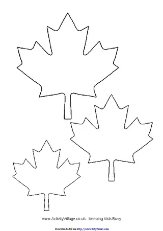 Maple Leaf Template