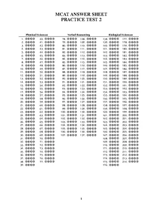 Mcat Sample Questions Template 3