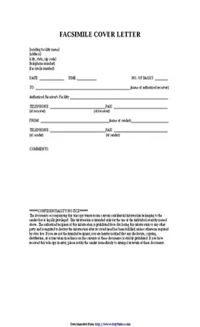 Medical Hipaa Fax Cover Sheet