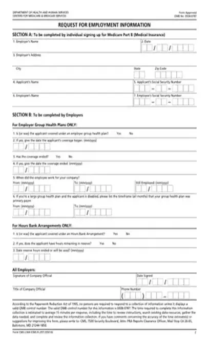 Medicare Form CMS-L564