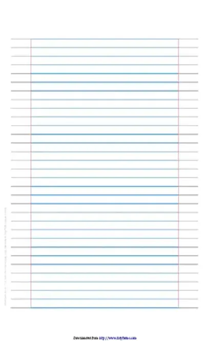 Medium Ruled Filler Paper 7 1 Mm