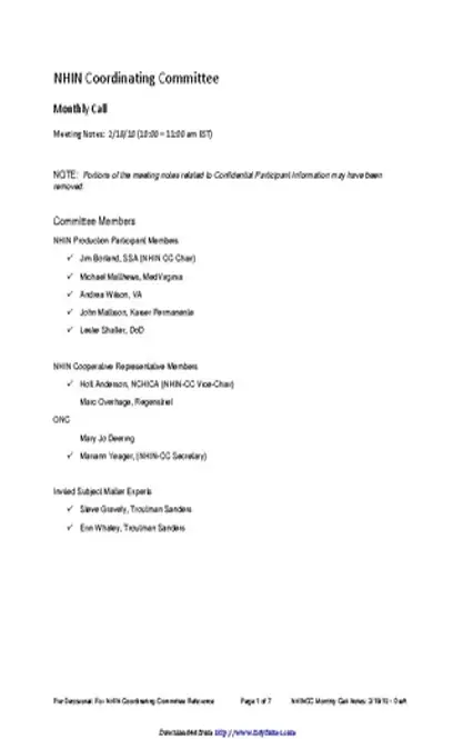 Meeting Notes Template 2