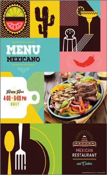 Mexican Restaurant Menu Template