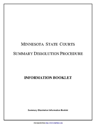 Minnesota Separation Agreement Template