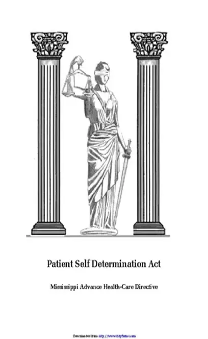 Mississippi Advance Health Care Directive Form 1