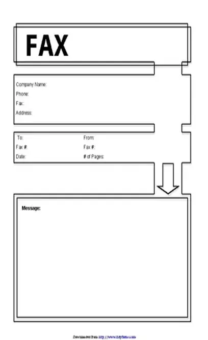 Modern Fax Cover Sheet 1