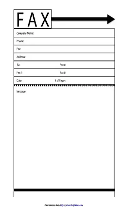 Modern Fax Cover Sheet 2