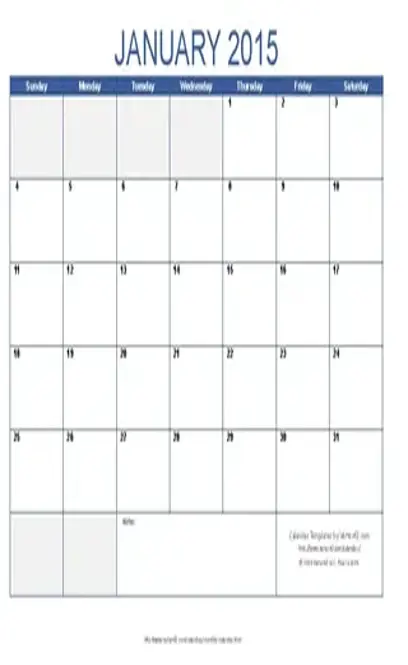 Monthly Calendar