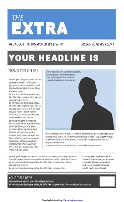 Newspaper Template 4