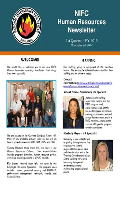 Nifc Human Resources Newsletter