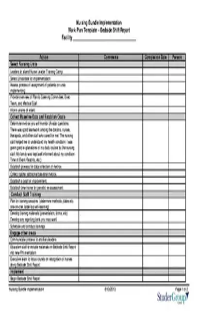 Nursing Shift Report Work Scheduletemplate Free Download