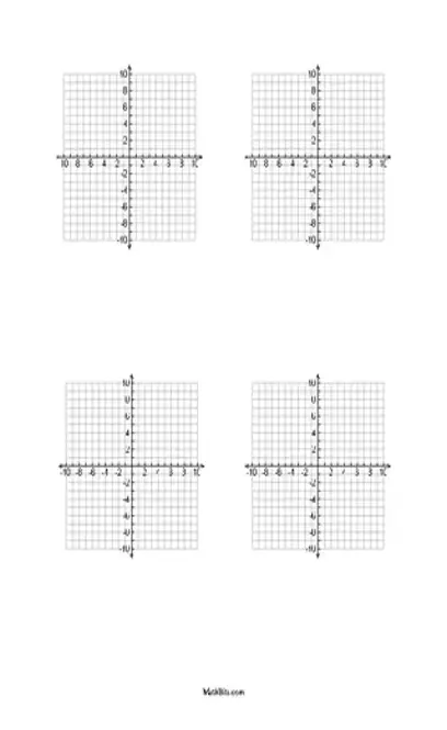 One Page With Four 10X10 Templates With Labeled Scales