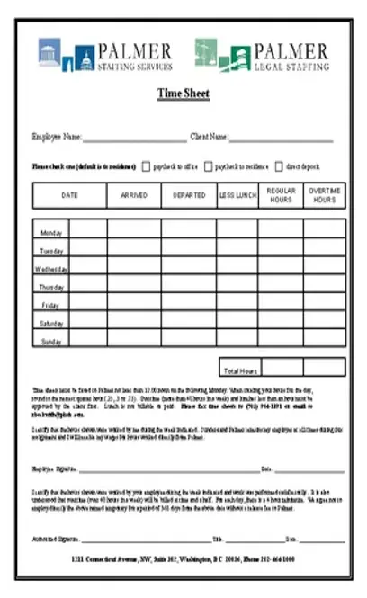 Overtime Sheet Format Download In Pdf