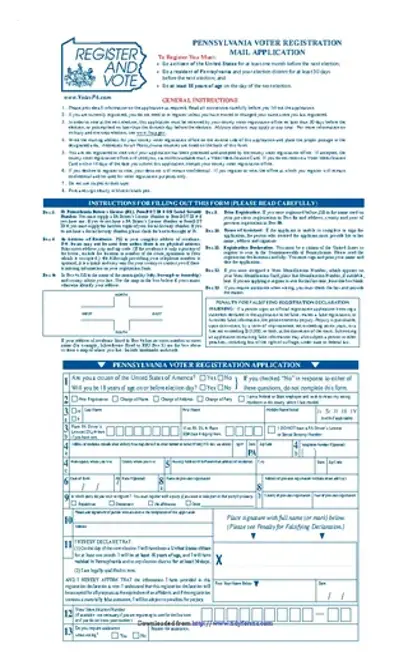 Pennsylvania Voter Registration