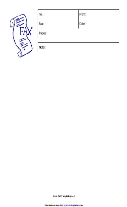 Personal Fax Cover Sheet 3