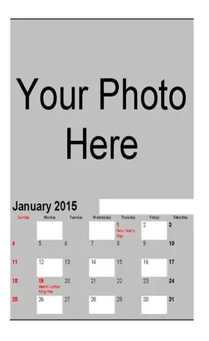 Photo Calendar 2015 Standard