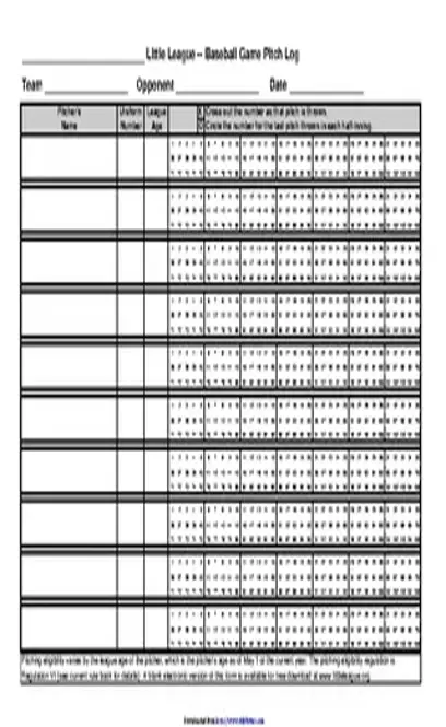 Pitching Chart 3