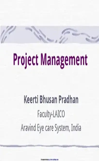 Project Management