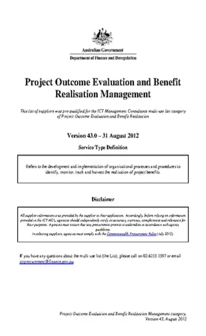 Project Outcome Evaluati