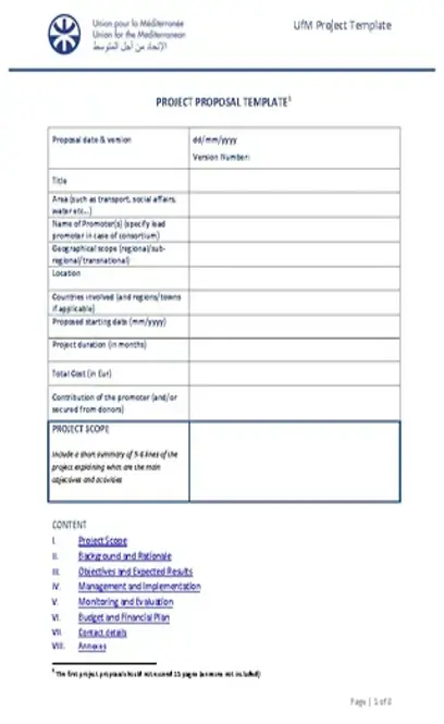 Project Proposal Template